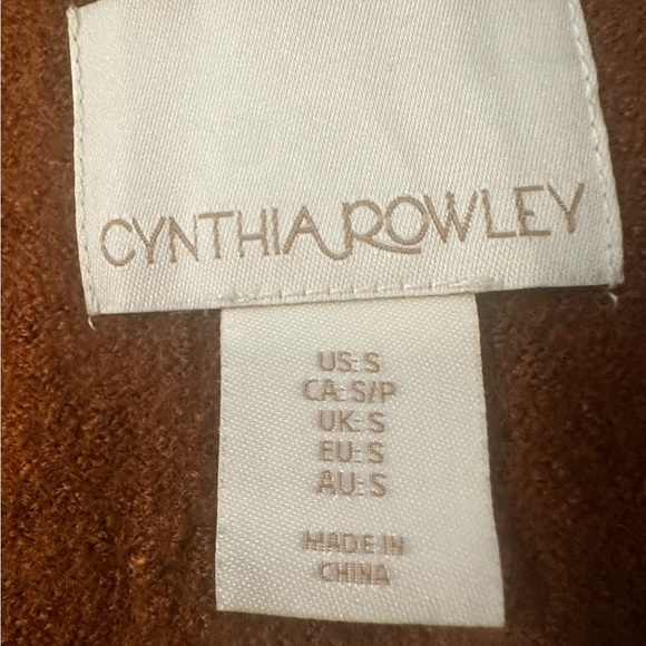 Cynthia Rowley Camel Brown Wool Blend Collar Button Up Jacket Sz S NWOT Autumn - Picture 4 of 9